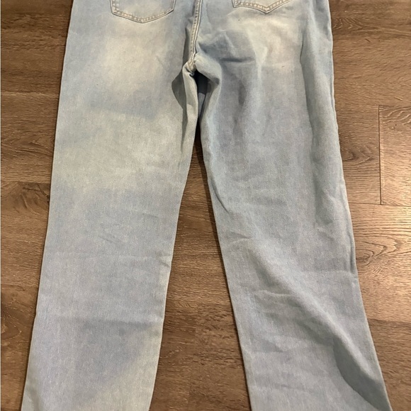 MISSLOOK Women's Denim Overalls with Floral Patterns - Picture 6 of 11